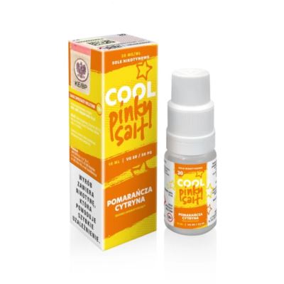 Liquid PINKY COOL SALT 10ml Pomarańcza Cytryna