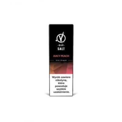 Liquid Vbar Salt 20mg 10ml Juicy Peach