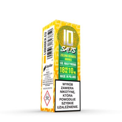 Liquid ID SALTS Zielona Herbata Ananas 18mg AKCYZA 2025