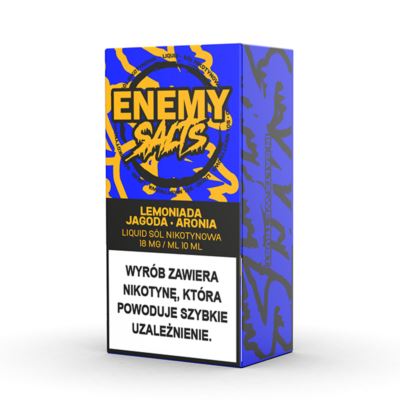 Liquid ENEMY SALTS Lemon Aronia Jagoda 18mg 10ml AKCYZA 2025