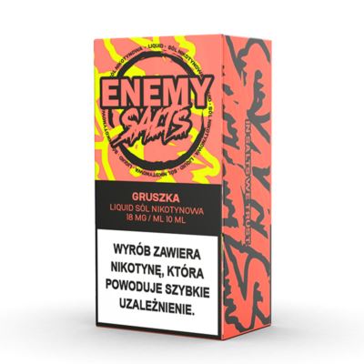 Liquid ENEMY SALTS Gruszka 18mg 10ml AKCYZA 2025