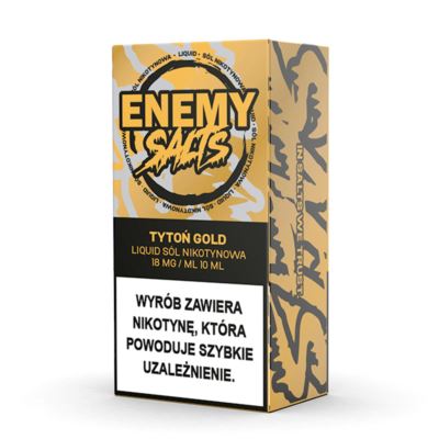 Liquid ENEMY SALTS Tytoń Gold 18mg 10ml AKCYZA 2025