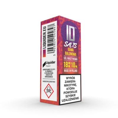Liquid ID SALTS Guma Balonowa 18mg