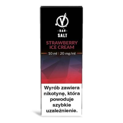 Liquid Vbar Salt 20mg 10ml Strawberry Ice Cream