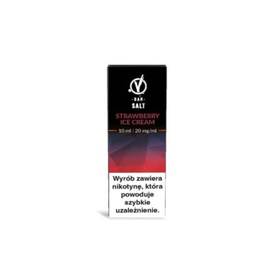 Liquid Vbar Salt 20mg 10ml Strawberry Ice Cream
