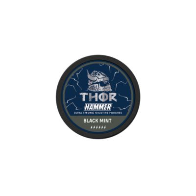 Woreczki nikotynowe THOR HAMMER Black Mint 20mg PROMOCJA 1+1