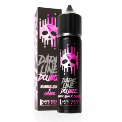 Longfill DOUBLE DARK LINE 8/60ml Bubblegum Lychee