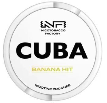 Woreczki Nikotynowe CUBA White Banana Hit 25mg