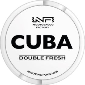 Woreczki Nikotynowe CUBA White Double Fresh 25mg