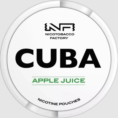 Woreczki Nikotynowe CUBA White Apple Juice 25mg