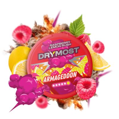 Woreczki nikotynowe DRYMOST Armagedon Raspberry Lemon Crush 50mg