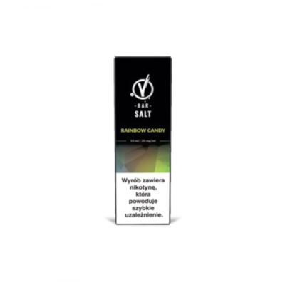 Liquid Vbar Salt 20mg 10ml Rainbow Candy