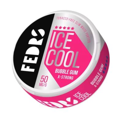 FEDRS Ice Cool Hard X-Strong Bubble Gum 50mg