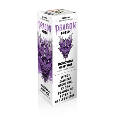 Liquid DRAGON FRESH Salt Borówka Menthol 20mg