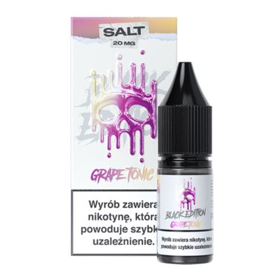 Liquid DARK LINE BLACK Salt 10ml Grape Tonic 20mg