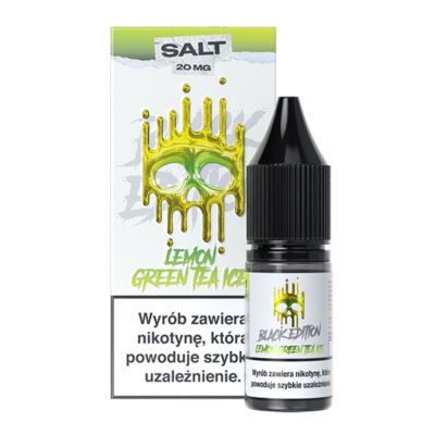 Liquid DARK LINE BLACK Salt 10ml Lemon Green Tea Ice 20mg