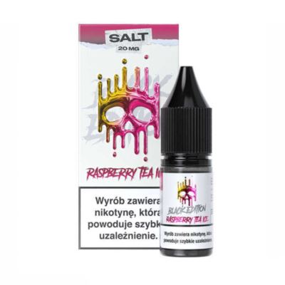 Liquid DARK LINE BLACK Salt 10ml Raspberry Tea Ice 20mg