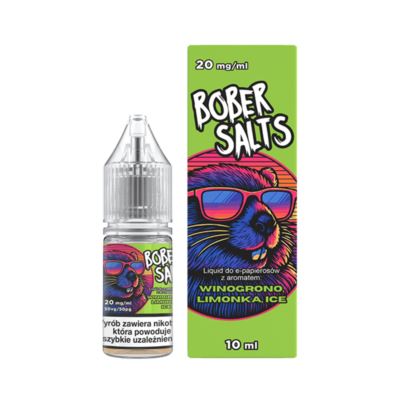 Liquid BOBER Salt 10ml Winogrono Limonka 20mg