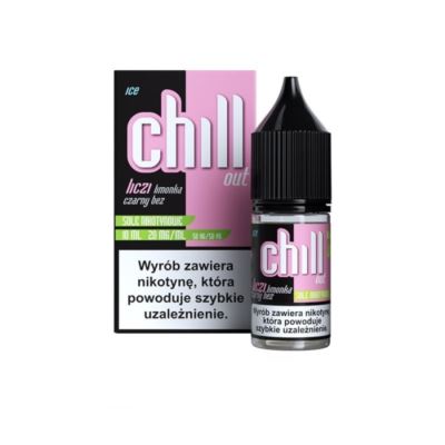 Liquid CHILL OUT Liczi Limonka Czarny Bez ICE 10ml