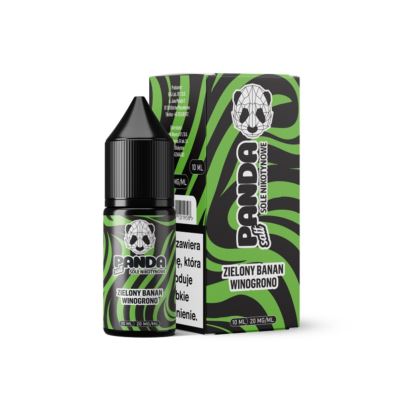 Liquid PANDA Salt Zielony Banan Winogrono 10ml 20mg