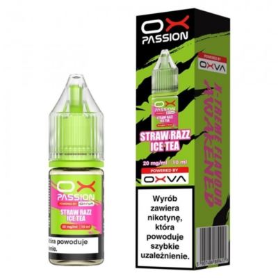 Liquid OX Passion 10ml Straw Razz Ice Tea 20mg (B26)