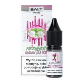 Liquid DARK LINE BLACK Salt 10ml Passionfruit Green Tea Ice 20mg