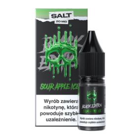 Liquid DARK LINE BLACK Salt 10ml Sour Apple 20mg (B26)