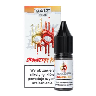 Liquid DARK LINE BLACK Salt 10ml Strawberry Tonic 20mg (B26)