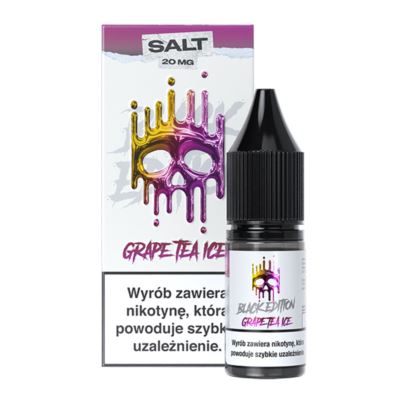 Liquid DARK LINE BLACK Salt 10ml Grape Tea Ice 20mg (B26)