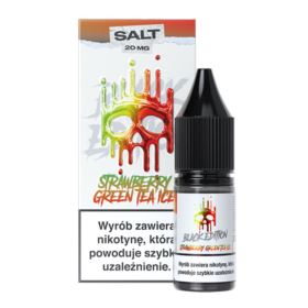 Liquid DARK LINE BLACK Salt 10ml Strawberry Green Tea Ice 20mg