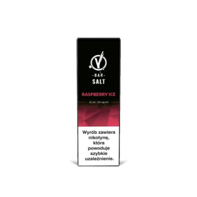 Liquid Vbar Salt 20mg 10ml Raspberry Ice (B26)