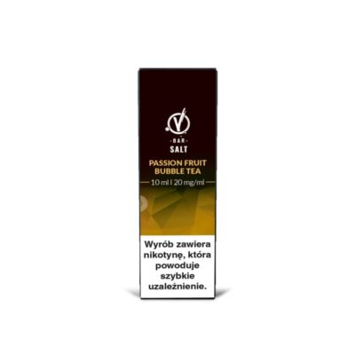 Liquid Vbar Salt 20mg 10ml Passion Fruit Bubble Tea (B26)