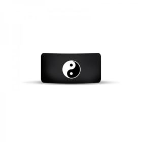 Vape Band 22-26mm Logo Black Ying Yang