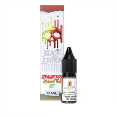 Longfill DARK LINE BLACK 9/10ml Strawberry Green Tea Ice