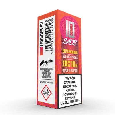 Liquid ID SALTS Brzoskwinia 18mg 9ml