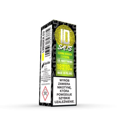 Liquid ID SALTS Czarna Herbata z Cytryna 18mg 9ml