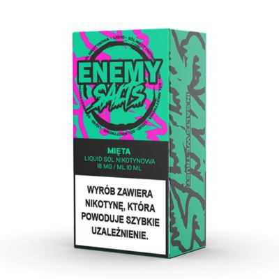 Liquid ENEMY SALTS Mięta 18mg 9ml