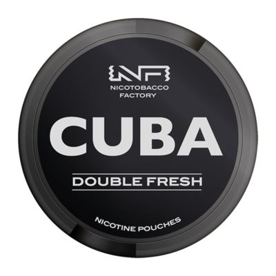 Woreczki Nikotynowe CUBA Black Double Fresh 20mg/g B26