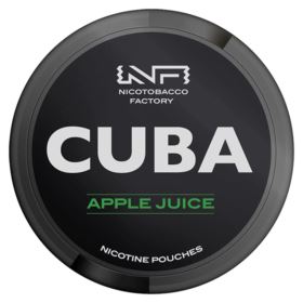 Woreczki Nikotynowe CUBA Black Apple Juice 20mg/g B26