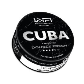 Woreczki Nikotynowe CUBA Black Double Fresh 20mg/g B26