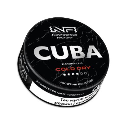 Woreczki Nikotynowe CUBA Black Cold Dry 20mg/g B26