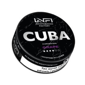 Woreczki Nikotynowe CUBA Black Grape 20mg/g B26