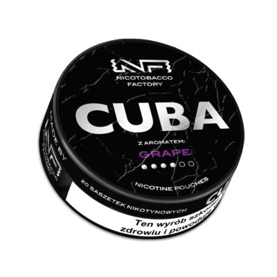 Woreczki Nikotynowe CUBA Black Grape 20mg/g B26