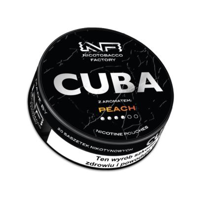 Woreczki Nikotynowe CUBA Black Peach 20mg/g B26