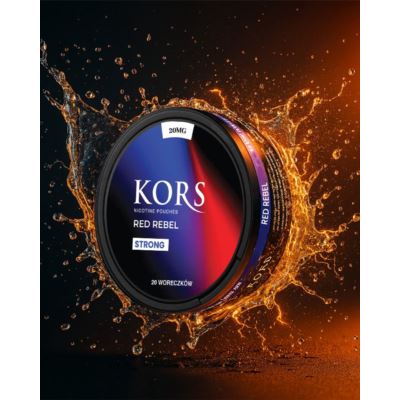 Woreczki nikotynowe KORS Red Rebel 20mg/g