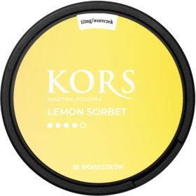 Woreczki nikotynowe KORS Lemon Sorbet 17,4mg/g