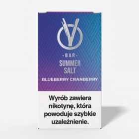 Liquid Vbar Salt 20mg 10ml Blueberry Cranberry (B26)