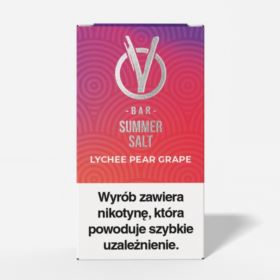 Liquid Vbar Salt 20mg 10ml Lychee Pear Grape (B26)
