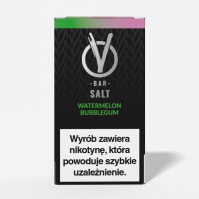 Liquid Vbar Salt 20mg 10ml Watermelon Bubblegum (B26)