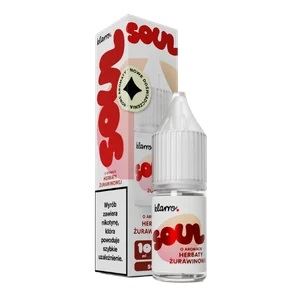 Liquid KLARRO SOUL Salt 10ml Herbata Żurawinowa
